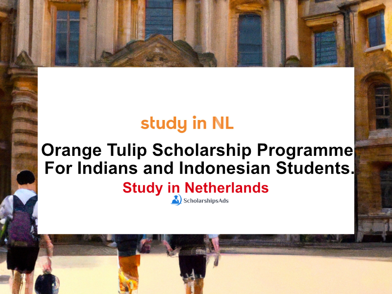 Orange Tulip Scholarship Programme For Indians and Indonesian Students
